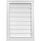 Ekena Millwork Vertical Surface Mount PVC Gable Vent: Functional, w/ 2"W x 2"P Brickmould Sill Frame, 18"W x 26"H GVPVE18X2603SF - alternate 1